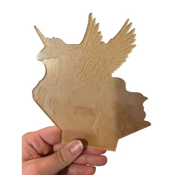 NEW IN BOX Feoamo 3D Unicorn Night Light LED Lamp Night Light 3 Displays - Picture 5 of 5